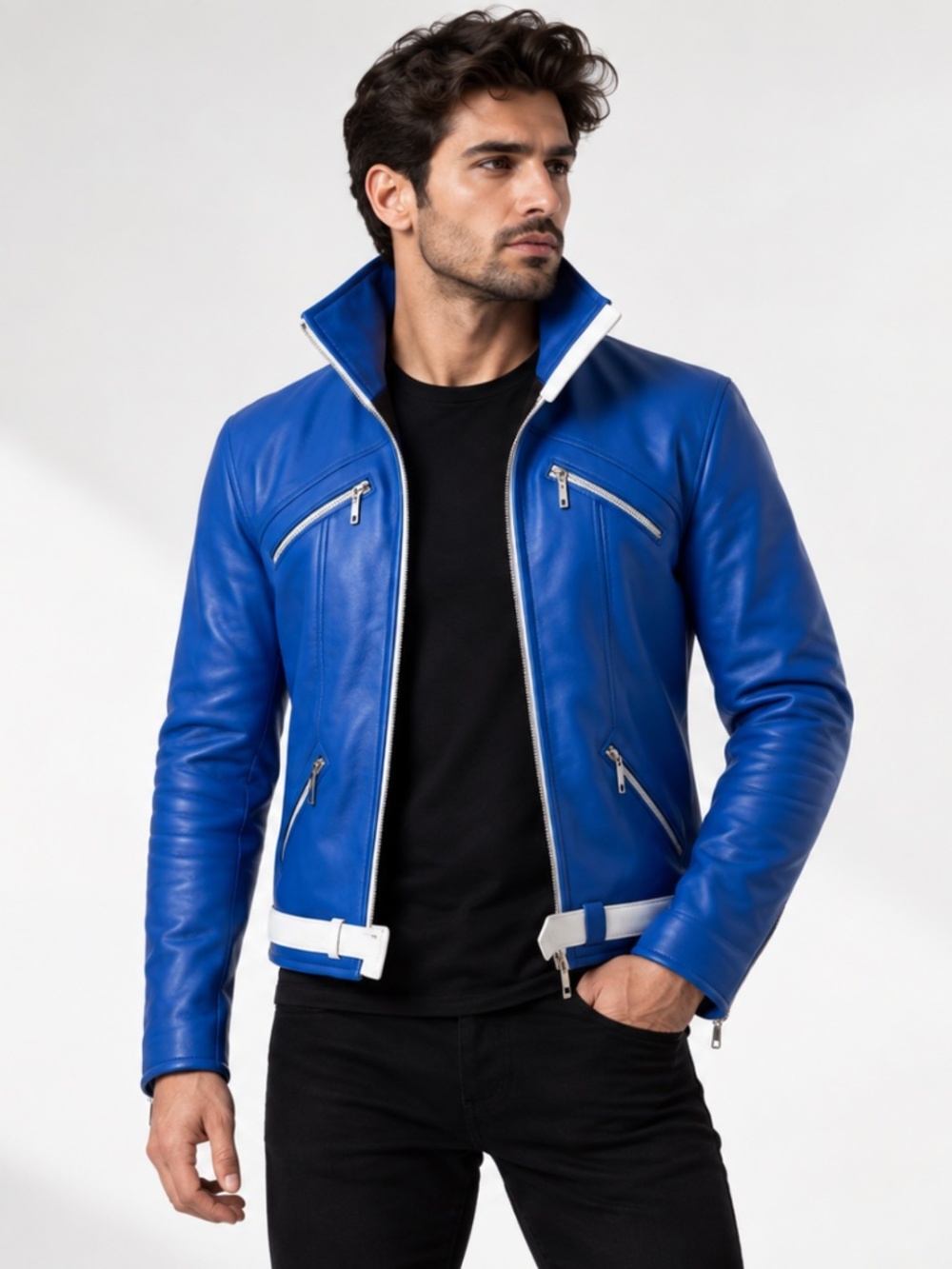 Sung Jin Woo Inspired Cosplay Leather Jacket